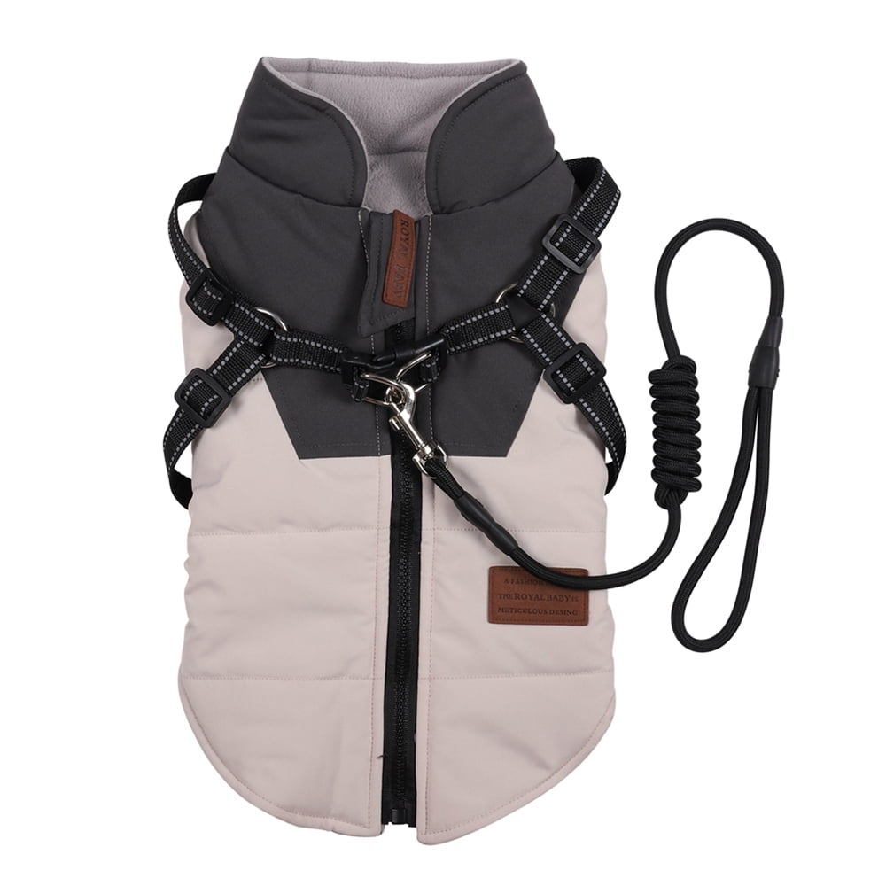 Pet Warm Jacket Small Dog Vest Harness Puppy Winter 2 In 1 Outfit Cold pet-warm-jacket-small-dog-vest-harness-puppy-winter-2-in-1-outfit-cold