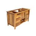 thumbnail image 4 of Decoteak Tr-Bt-48-1 Tranquility 48" Single Free Standing Vanity Cabinet Only - EarthyTeak, 4 of 7