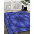 thumbnail image 2 of Ahgly Company Indoor Rectangle Patterned Cobalt Blue Area Rugs, 8' x 10', 2 of 6