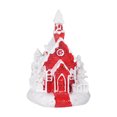 thumbnail image 2 of asddcavvf Christmas Resin Christmas Scene Village Town Winter With Christmas Ornament Xmas Holiday Tabletop Decorations Ornament Pack Glass Snowflake Ornament, 2 of 7