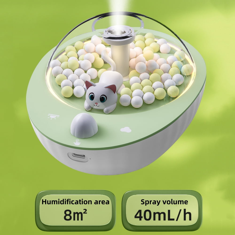 Humidifier for Bedroom, Ultra-quiet 30 dB, Essential Oil Diffuser for Home, Baby Nursery ,Nigh Light ,Touch Control, 8H Runtime, Multi-Color