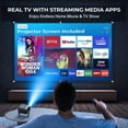 thumbnail image 4 of [Electric-Focus] Losei 5G/2.4G WiFi Bluetooth Projector, 4K Support Native 1080P Outdoor Movie Projector, 170'' Display Home Theater Projector Compatible with Smartphone, HDMI,USB,AV,Fire Stick, PS5, 4 of 8