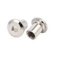 thumbnail image 2 of Tuerca de barril con cabeza hexagonal de socket hembra M6x10mm, accesorios para muebles, 40 piezas, 2 of 3