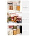 thumbnail image 6 of Food Storage Containers with Lids, BPA-Free Plastic Kitchen Pantry Jars for Cereal Flour Sugar Pasta Rice Dry Food Organization, 6 of 10