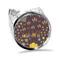 thumbnail image 1 of Mung Bean Flower Paint Ring Adjustable Love Wedding Engagement, 1 of 3