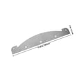 thumbnail image 4 of HEALEEP Fire Diffuser Stainless Steel Heat Deflector Plate Silver 1Pack for Enhanced Grilling Experience 11.6X2X0.08In, 4 of 8