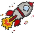 thumbnail image 2 of Plus-Plus - PUZZLE BY NUMBER - ROCKET - 500 pcs (MULT), 2 of 5