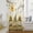 beige, variant on Yellow Bees Gnomes Sheer Curtains 45 Inches Long for Living Room/Bedroom, Spring Floral Branches Pastoral Rod Pocket Voile Kitchen Curtains & Drapes Window Treatment 1 Panel, 52"W x 45"L