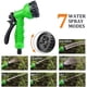 thumbnail image 3 of Manguera de agua expandible avanzada, manguera de jardín flexible con boquilla rociadora de 7 funciones, conector de metal completo para jardinería, limpieza de mascotas, lavado de autos, agarre de, 3 of 5