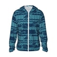 thumbnail image 2 of Lsque Turtles and Waves UPF 50+ Lightweight Sun Protection Men's Women's Long Sleeve Shirt, Hoodie Performance -X-Large, 2 of 9