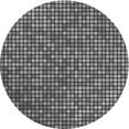 thumbnail image 1 of Ahgly Company Machine Washable Indoor Square Transitional Black Area Rugs, 3' Square, 1 of 7