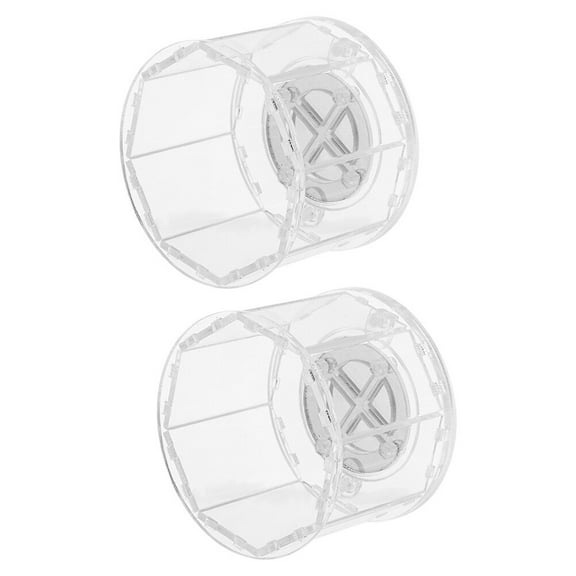 OUNONA  2 Pcs Reptile Ornamental Box Live Crickets for Reptiles Travel Transparent