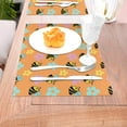 thumbnail image 5 of XMXY Woven Placemats Set of 6 PCS, Bees Seamless Table Mats Washable Heat Resistant Placemats, 5 of 6