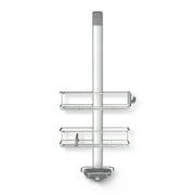 simplehuman Over-Door Shower Caddy, Stainless Steel and Anodized Aluminum