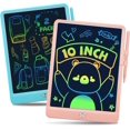 thumbnail image 1 of Kids Toys 2 Packs LCD Writing Tablet, 3 4 5 6 Year Old Boys Toys Gifts Doodle Board, 10 Inch Drawing Pad Airplane Travel Road Trip Essentials, Toddler, 1 of 5