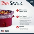 thumbnail image 2 of PanSaver Slow Cooker Liners with a Sure Fit Band, 4 Count, fits 3 qt to 6.5 qt, 2 of 3