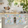 thumbnail image 4 of Blue Spring Floral Kitchen Towels Set of 2, Elegant Farmhouse Flowers Birds Watercolor Absorbent Dish Towels for Kitchen, Microfiber Hand Towel, Quick Drying Tea Towel for Cleaning Dishcloths, 4 of 7