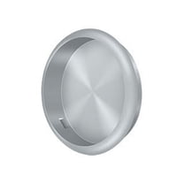 Deltana FP221RU26D Flush Pull; Round; 2-1/8" Diameter; Satin Chrome Finish