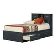 thumbnail image 3 of South Shore Ulysses, Traditional Twin Bed and Headboard Set, Blueberry, 3 of 9