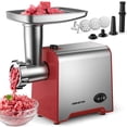 thumbnail image 1 of Picadora de carne KEENSTAR 450W de acero inoxidable con kit para salchichas, 1 of 7