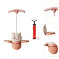 thumbnail image 6 of yotijay Tiger Pogo Ball with Handle Kids Exercise Pogo Stick for Games Sports Indoor Pink, 6 of 9