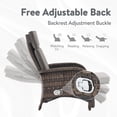 thumbnail image 5 of Bellefurn Versatile Outdoor Recliner Chair,All-Weather Wicker Patio Chair Outdoor Chaise Lounge Chairs with Adjustable Backrest & Footrest,Outdoor Reclining Lounge Chair for Outdoor,Yard,Pool,Garden, 5 of 10