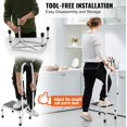 thumbnail image 4 of Step Ladder Step lbs Capacity Ergonomic Folding Steel Step Stool with Wide Slip Pedal Sturdy Step Stool for Adults Toddlers MultiUse for Household Kitchen Office RVs, 4 of 9