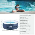 thumbnail image 2 of Portable Inflatable Hot Tub w 120 Jets for Sauna Therapeutic Baths & More, 2 of 11