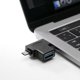 thumbnail image 2 of Paquete de 2 convertidores OTG 2 en 1 USB 3.0 a micro USB y USB C macho a USB 3.0 hembra a micro USB macho, 2 of 5