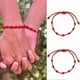 thumbnail image 3 of Pulseras para mujer, regalos para mujer, 2 pulseras de hilo rojo, pulseras de amistad, pulseras de papel tejidas, pulseras de papel tejidas, 3 of 5