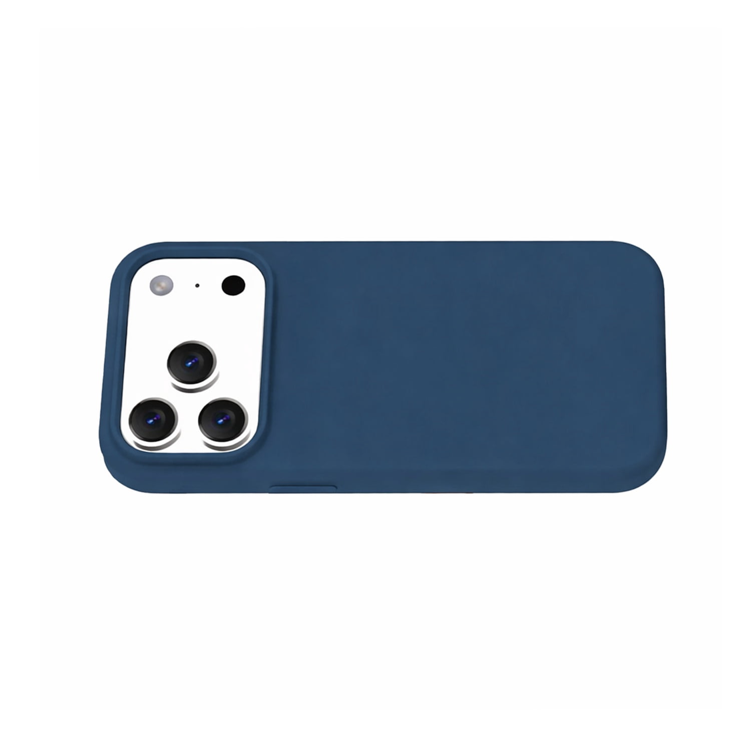 Magnetic Silicone Case Designed for iPhone 17 Pro - Dark Blue
