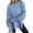 Blue #017, variant on Mohiass Women Oversized Sweatshirts Thumbhole Long Sleeve Hoodies Shirts 2025 Fall Side Slit Pullover Top Teen Y2k Outfits Black XL