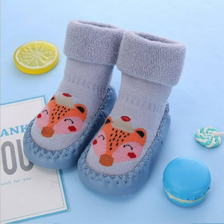 

Autumn And Winter Baby Floor Socks Doll Socks Thick Terry Cotton Socks Baby Socks