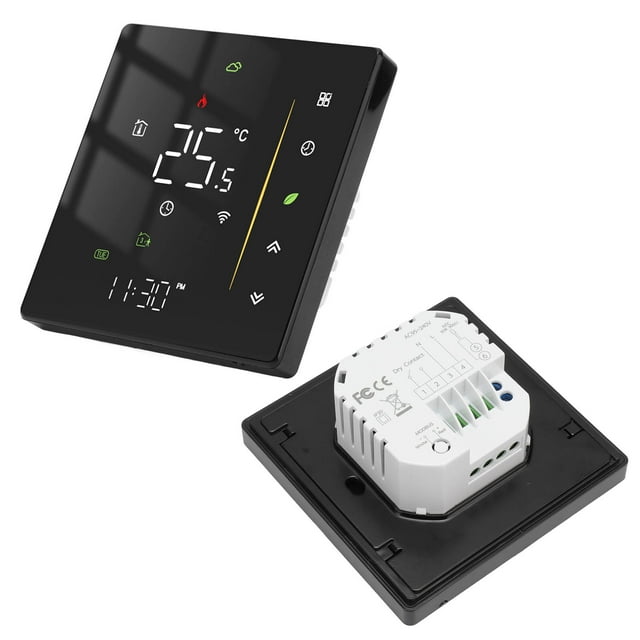 WiFi Thermostat, Remote Access 95-240V Boiler Heating Temperature Controller Energy Saving for Home