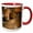 Red/White, variant on 3drose, Nicaragua, Catarina. Pottery Wheel and Clay - Sa14 Jme0129 - John and Lisa Merrill, 11oz Two-tone Yellow Mug