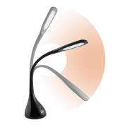 OttLite Creative Curves LED Desk Lamp, Table Lamp, Task Lamp | 4 Brightness Settings | Great for Home, Office, Dorm, Sewing Table | Black
