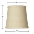 thumbnail image 5 of Springcrest Gerard Herbal Linen Drum Lamp Shade 4x5x5 (Clip-On), 5 of 5
