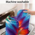 thumbnail image 5 of Colorful Rainbow Tie Dye Spiral Pattern Bathroom Rugs Mat,Non Slip Microfiber Bathroom Rug,Rubber Backing,Soft Bathroom Mats for Bathroom Floor,Tub and Shower,47x17in(120x43cm), 5 of 5