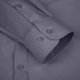 thumbnail image 4 of pstuiky camisetas de manga larga para hombre, Camisa informal de color liso con botones, manga larga, cuello vuelto, transpirable y elástica para hombre camisetas de hombre s, 4 of 5