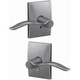 thumbnail image 4 of Schlage Fc21-Pen-Cen Custom Pennant Passage Or Privacy Door Lever Set - Bronze, 4 of 7