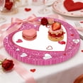 thumbnail image 4 of Uklsqma Disposable Valentine’S Day Party Tableware Set | Pink Glitter Heart Paper Plates Cups Tissues | 7-In & 9-In Sizes | Romantic Festive Dinnerware for February 14 Celebrations, 4 of 6