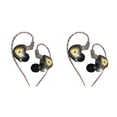 thumbnail image 2 of Methold ZX3 Auriculares con cable Auriculares intrauditivos dinámicos de 360 grados Auriculares para interiores y exteriores con cubierta de Negro sin micrófono 2Conjunto, 2 of 6