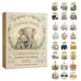 thumbnail image 2 of Elephant Family 2025 Advent Calendar 24 Day Festive Countdown With Acrylic Hanging Ornament Heartwarming Idea, 2 of 6
