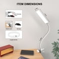 thumbnail image 3 of Lámpara de escritorio Vansuny Clip on Light LED de 5 W, 3 modos de color blanco, 3 of 7