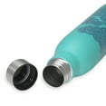 thumbnail image 2 of Gaiam 25 oz Easy Grip Water Bottle Teal Medallion, 2 of 2