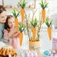 thumbnail image 1 of .95 Inch Easter Carrot Hanging Ornaments Artificial Easter Foam Glitter Carrots 10pcs, 1 of 8