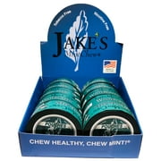 Jake's Mint Herbal Chew Wintergreen Pouch Tobacco & Nicotine Free - 10 Cans
