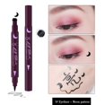 thumbnail image 2 of QIC 2-Head Star Moon Stamp Waterproof Lasting Liquid Eyeliner Pencil Cosmetic, 2 of 8