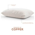 thumbnail image 6 of Essence of Copper Luxury Knit Bed Pillow 2 Pack, Standard/Queen, Polyester, 6 of 7