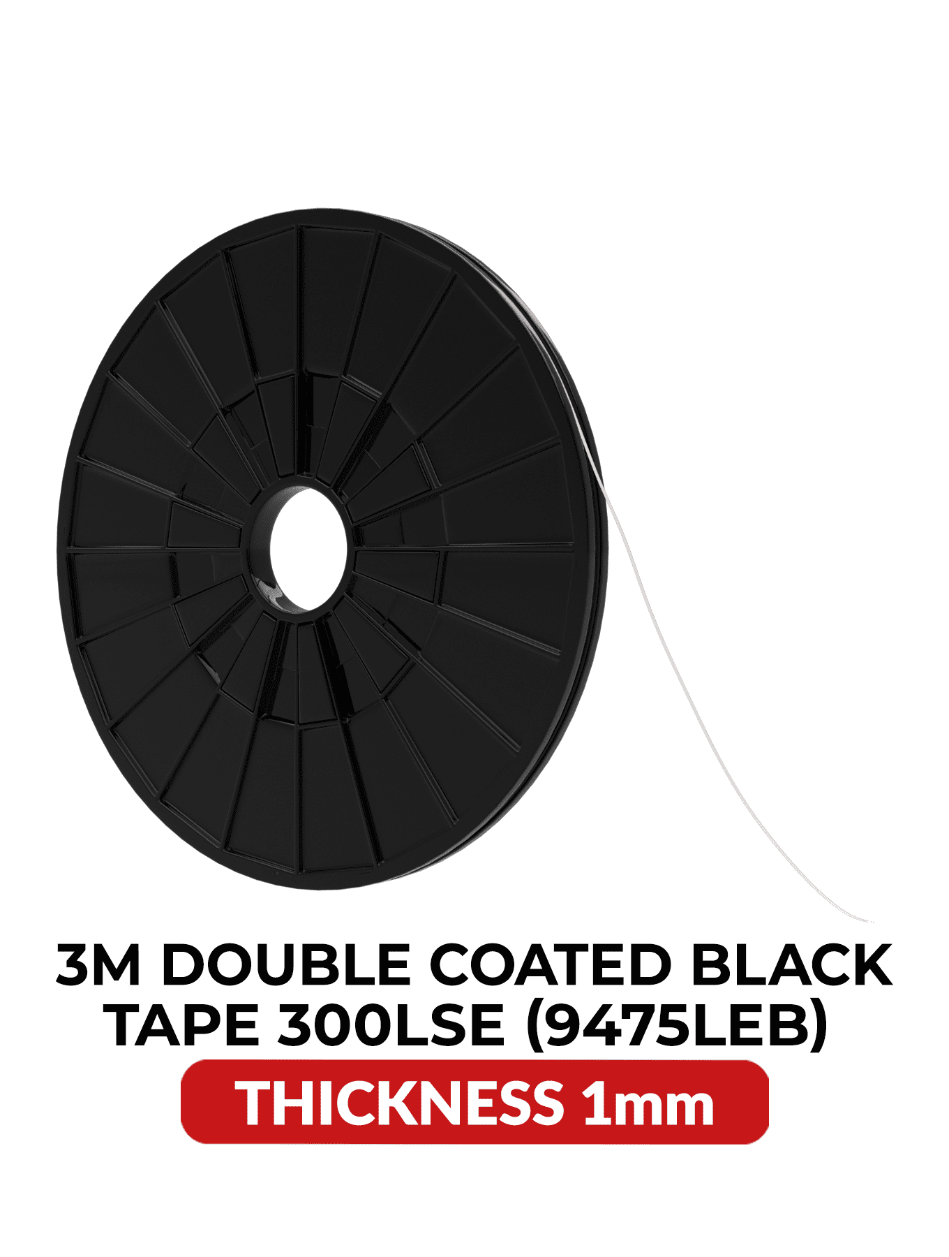 Replacement Double-Sided High Strength Polyester Tape 300LSE (1MM x 25M) (3M Model # 9475LEB)